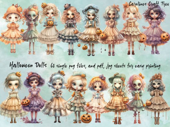 Download Halloween Doll Cutouts - Halloween Collection