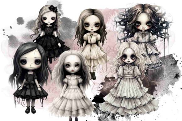 Download Creepy Doll Clipart, Halloween Inspired - Halloween Collection