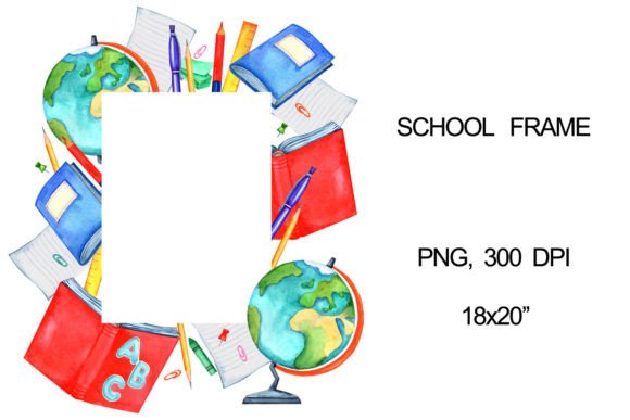 Download Back to School Teacher Border, Frame PNG - Frame png Collection