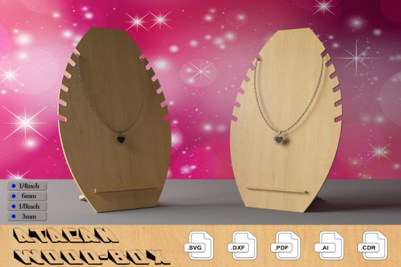 Download Wooden Bracelet Display / Necklace Stand - Premium Resources
