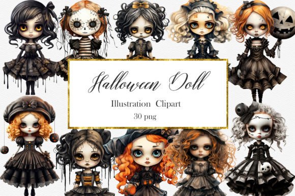 Download Halloween Doll Clipart - Halloween Collection