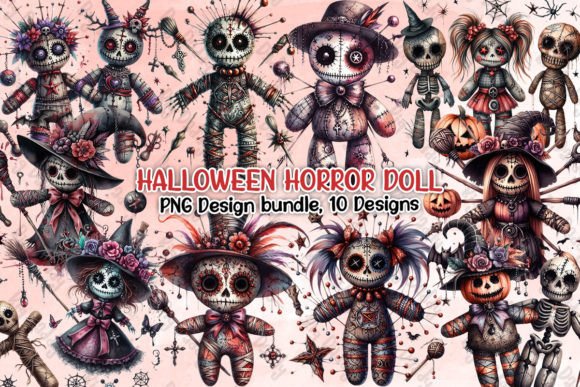 Download Halloween Horror Doll Clipart PNG - Halloween Collection
