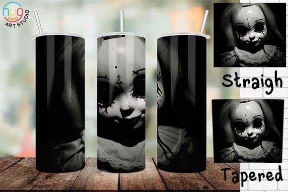 Download Halloween Scary Doll Tumbler,Creepy Doll - Halloween Collection