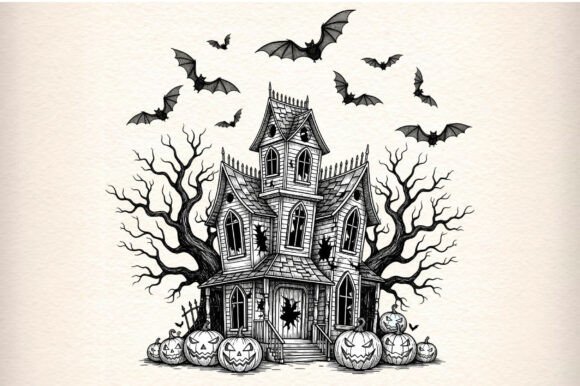 Download Halloween Gothic Haunted Mansion PNG - Halloween Collection