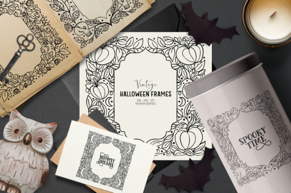 Download Vintage Halloween Clipart Frames - Halloween Collection