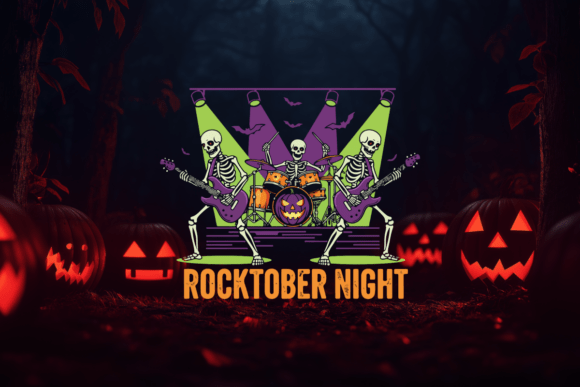 Download Halloween Music Skeleton Band T Shirt - Halloween Collection
